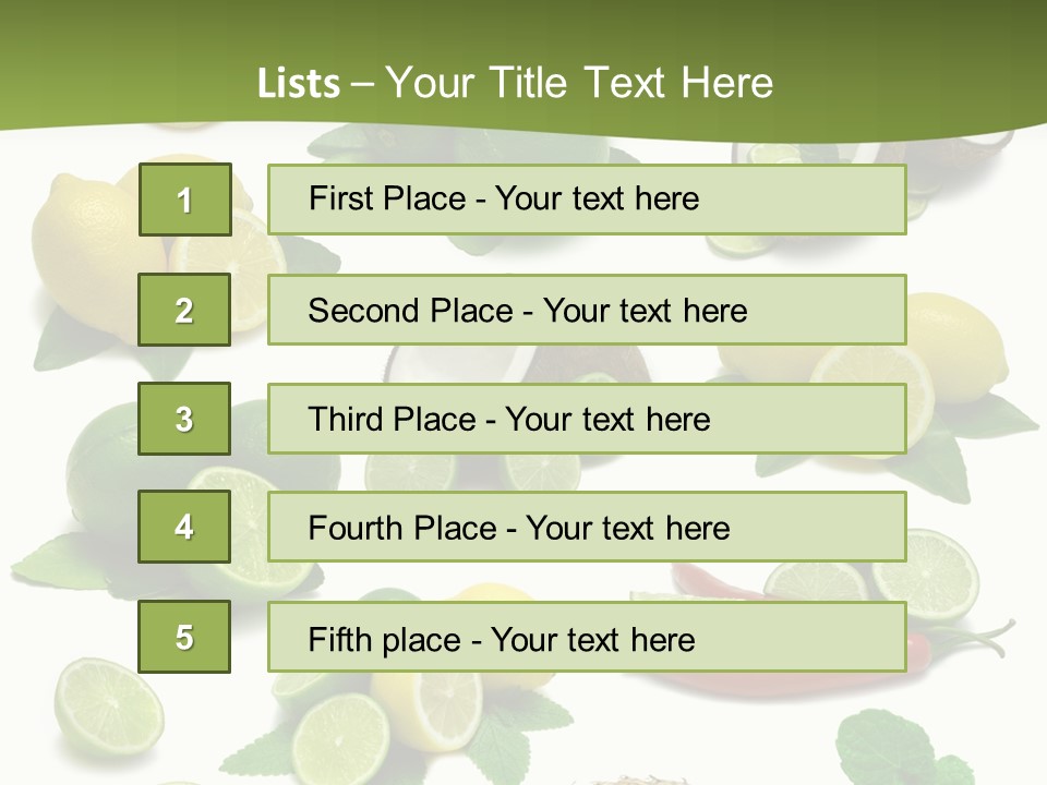 Isolated Chili Pile PowerPoint Template