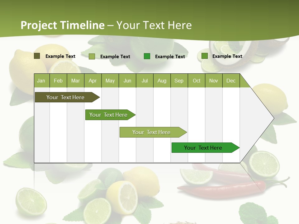 Isolated Chili Pile PowerPoint Template