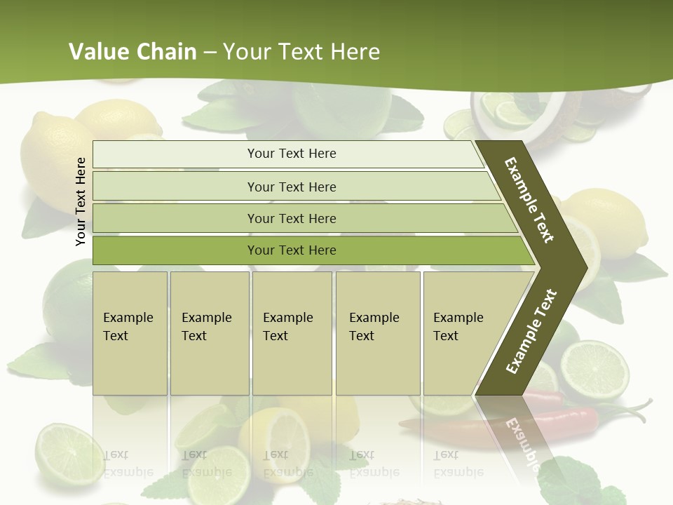 Isolated Chili Pile PowerPoint Template