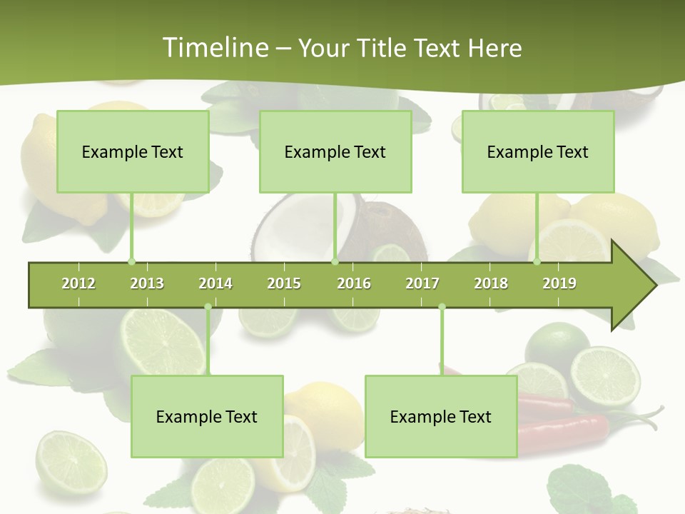 Isolated Chili Pile PowerPoint Template