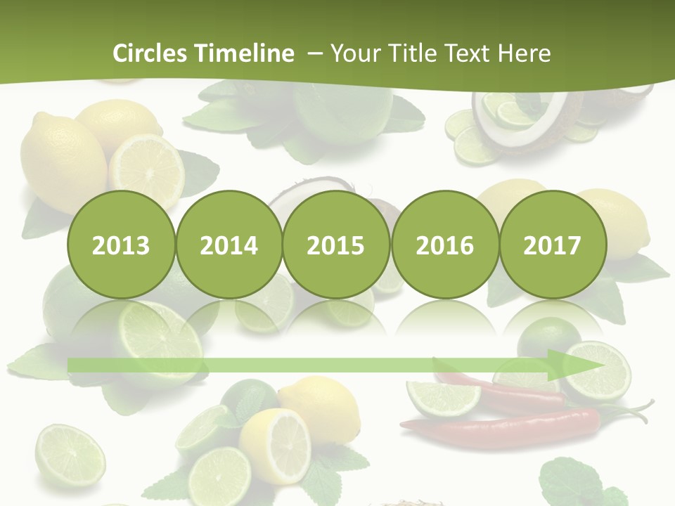 Isolated Chili Pile PowerPoint Template