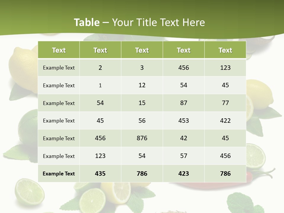 Isolated Chili Pile PowerPoint Template