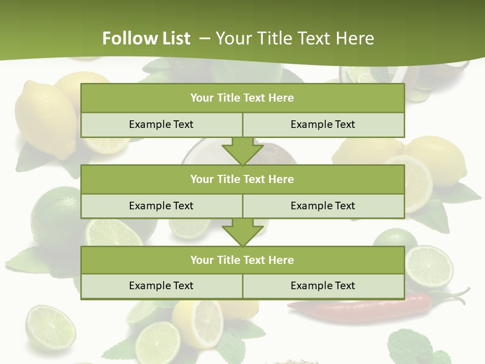 Isolated Chili Pile PowerPoint Template
