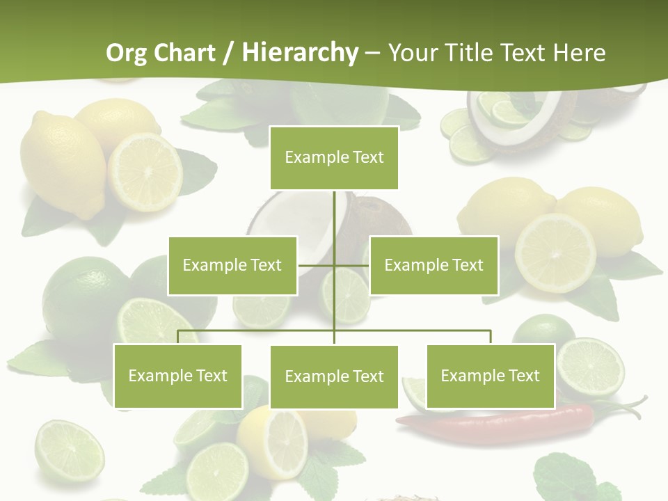 Isolated Chili Pile PowerPoint Template