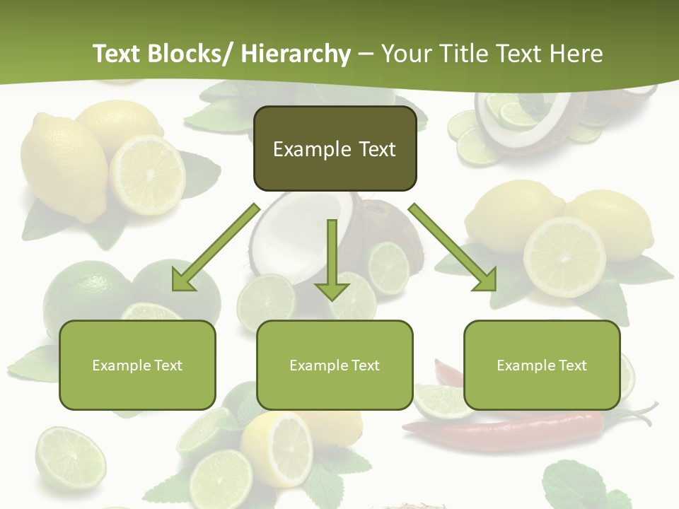 Isolated Chili Pile PowerPoint Template