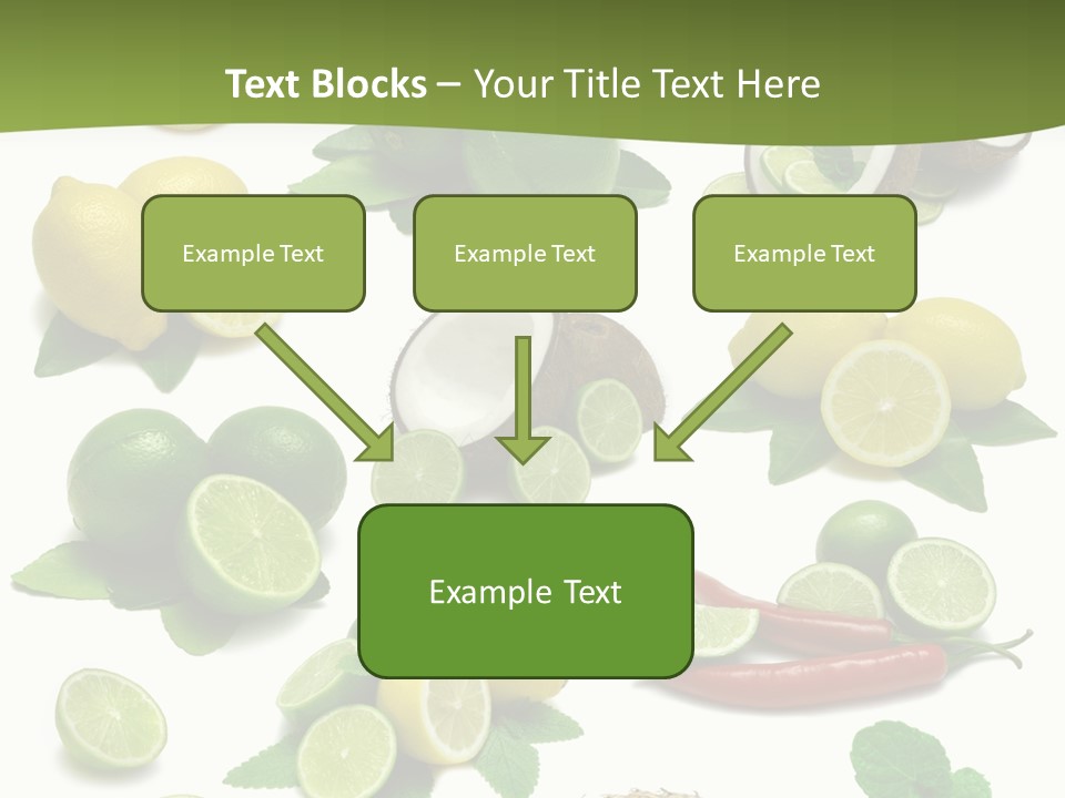 Isolated Chili Pile PowerPoint Template