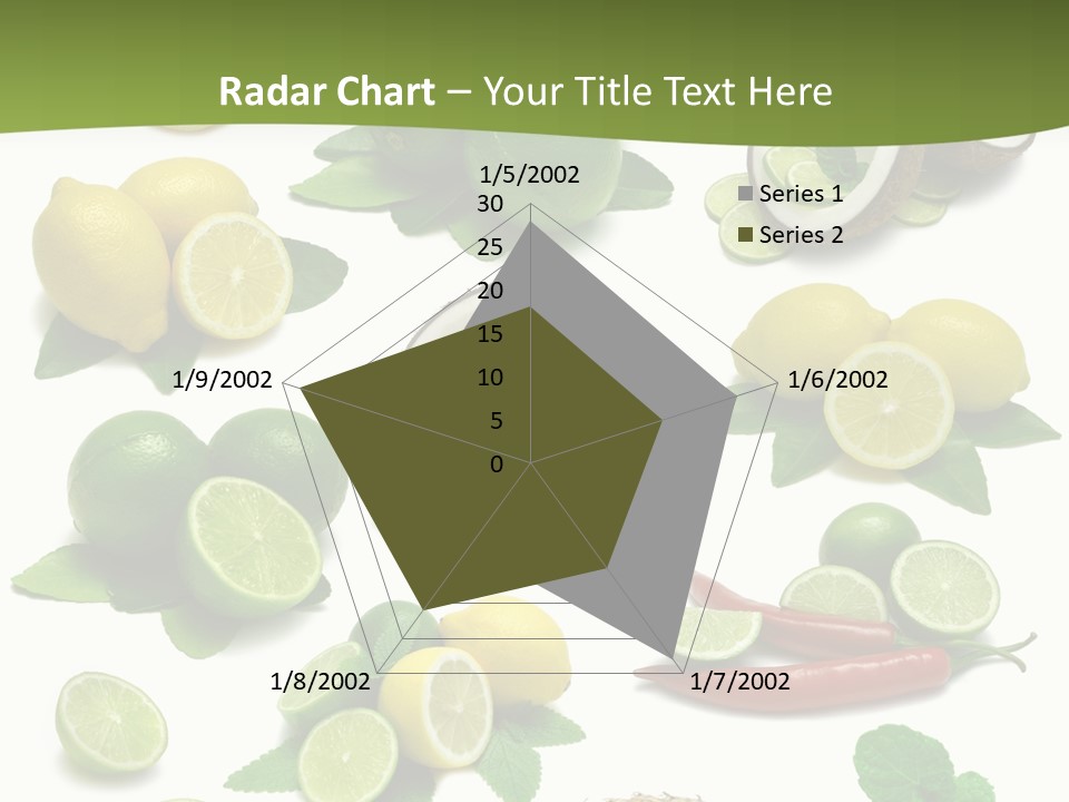 Isolated Chili Pile PowerPoint Template