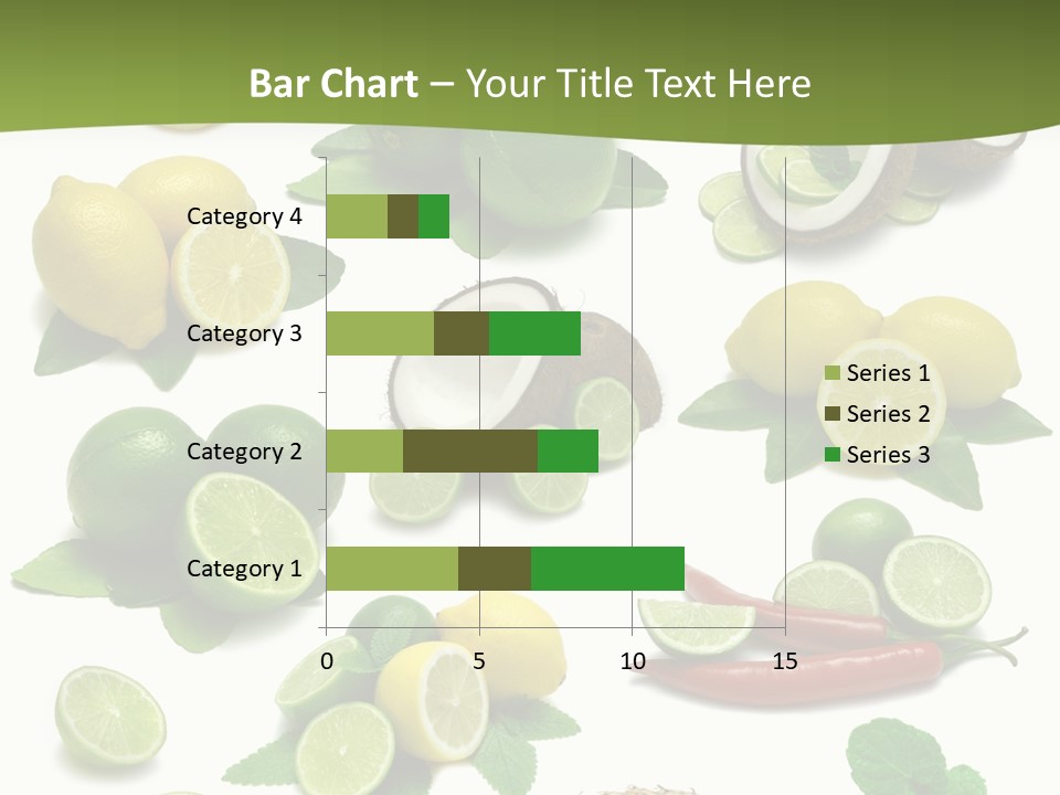 Isolated Chili Pile PowerPoint Template