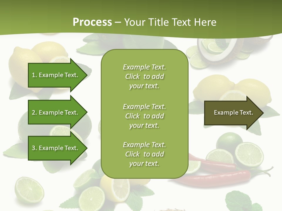 Isolated Chili Pile PowerPoint Template