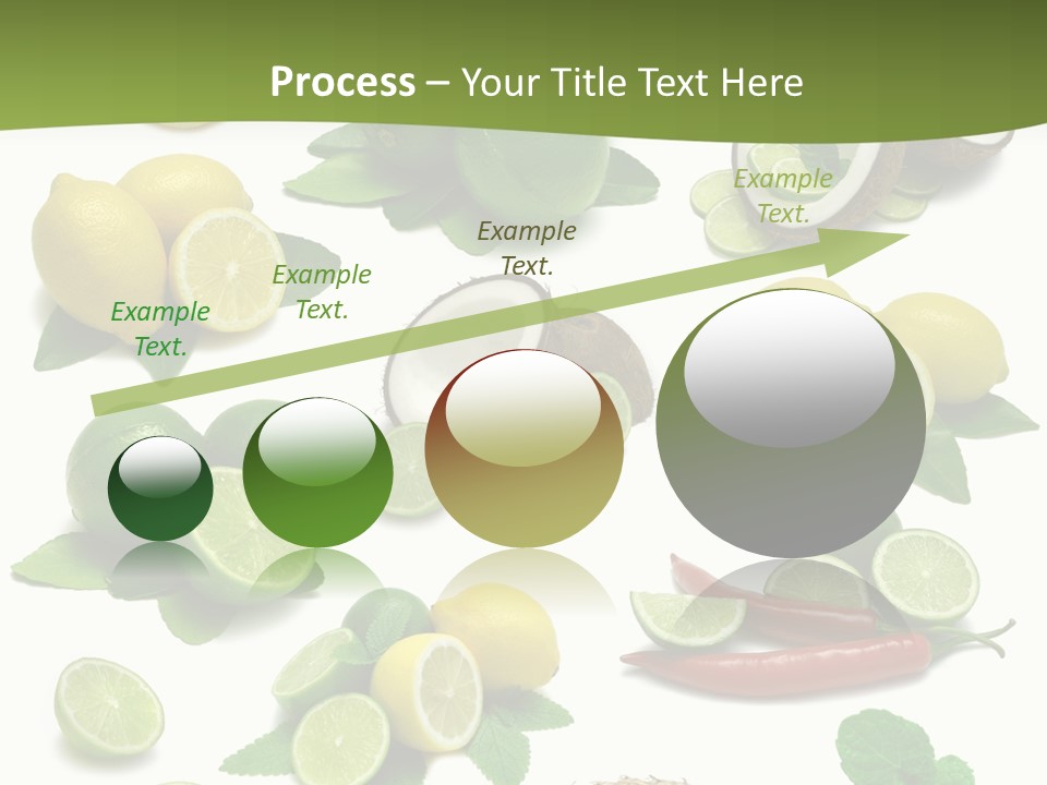 Isolated Chili Pile PowerPoint Template