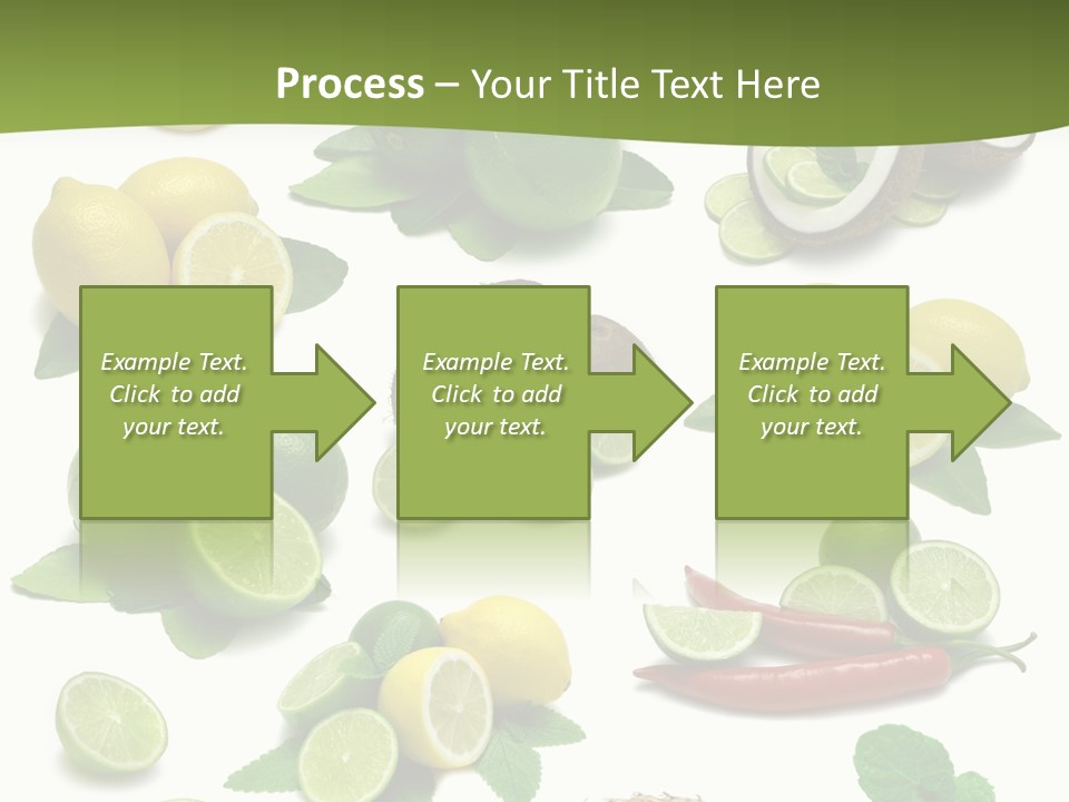 Isolated Chili Pile PowerPoint Template