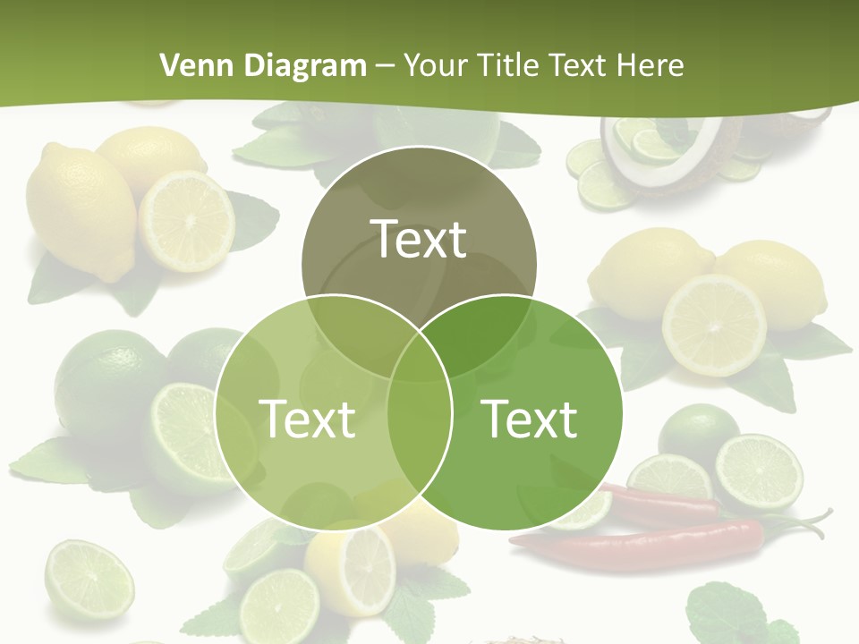 Isolated Chili Pile PowerPoint Template