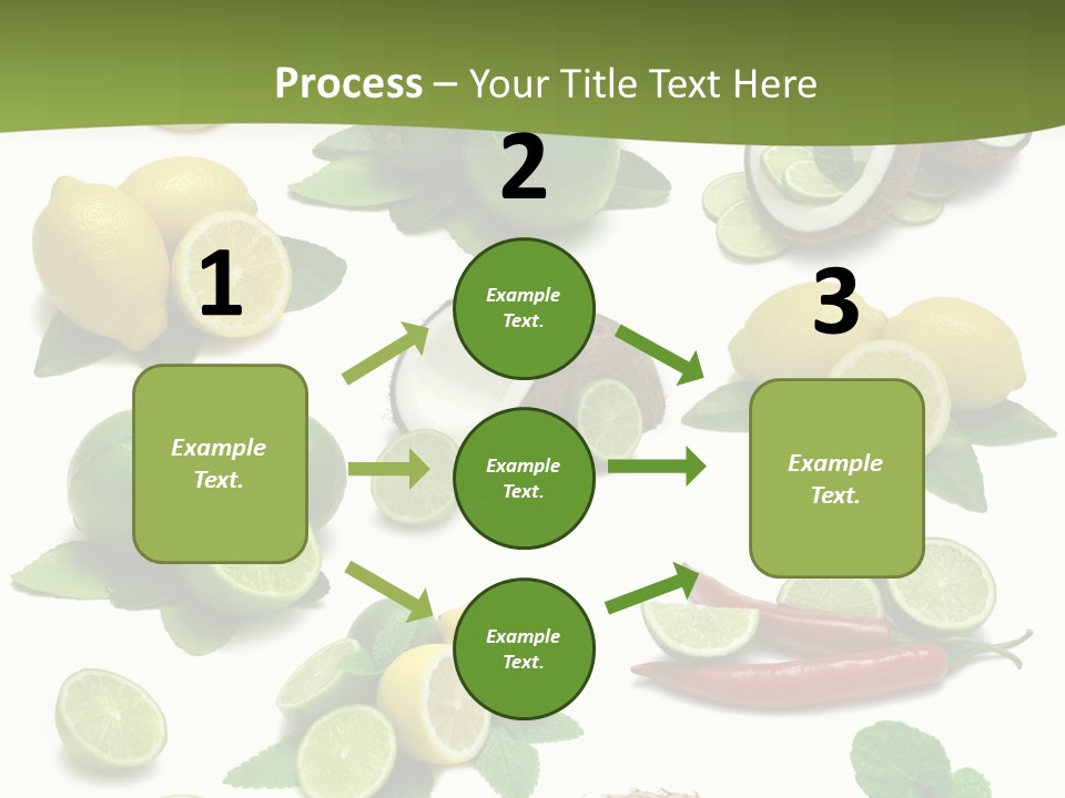 Isolated Chili Pile PowerPoint Template