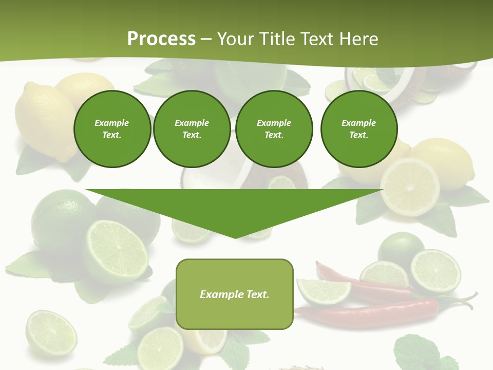 Isolated Chili Pile PowerPoint Template