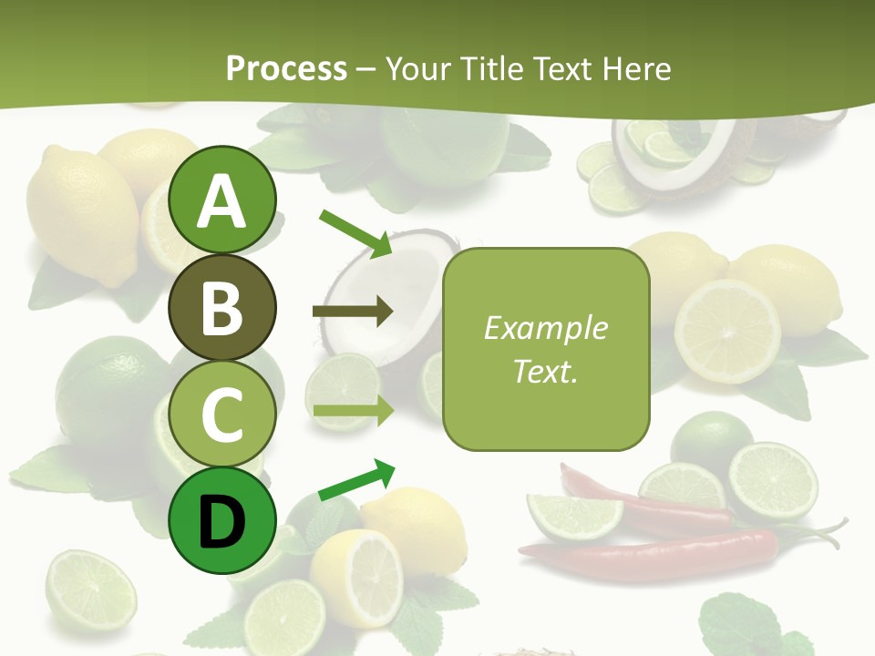Isolated Chili Pile PowerPoint Template