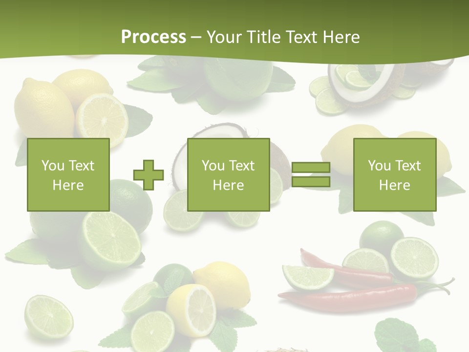 Isolated Chili Pile PowerPoint Template