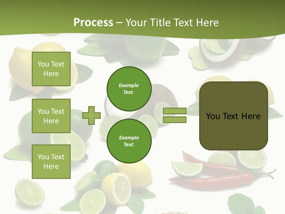 Isolated Chili Pile PowerPoint Template