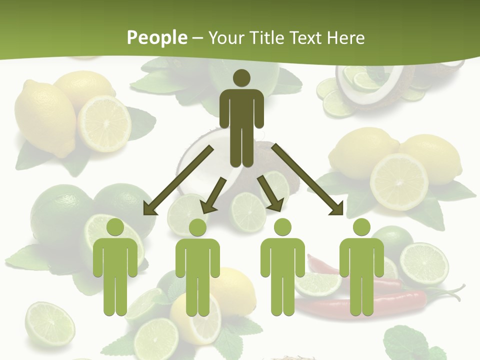 Isolated Chili Pile PowerPoint Template