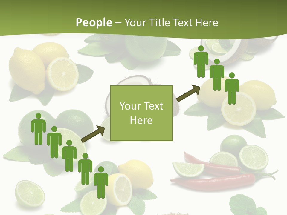 Isolated Chili Pile PowerPoint Template