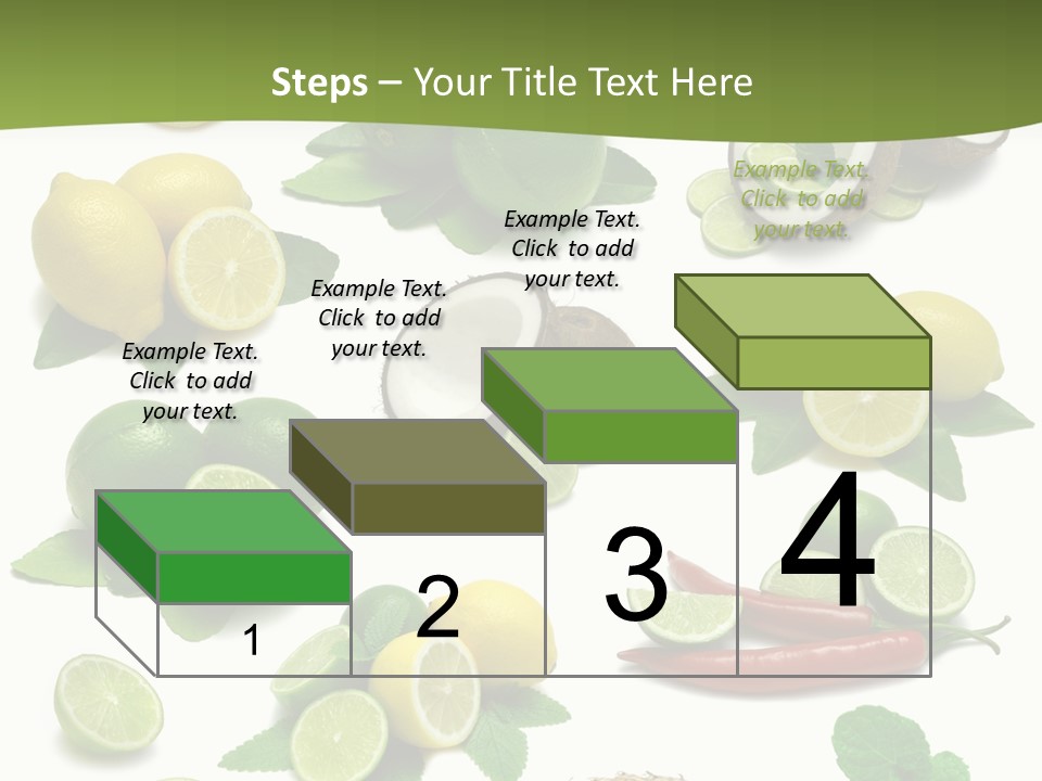 Isolated Chili Pile PowerPoint Template