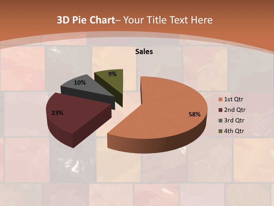 Shower Illustration Graphic PowerPoint Template