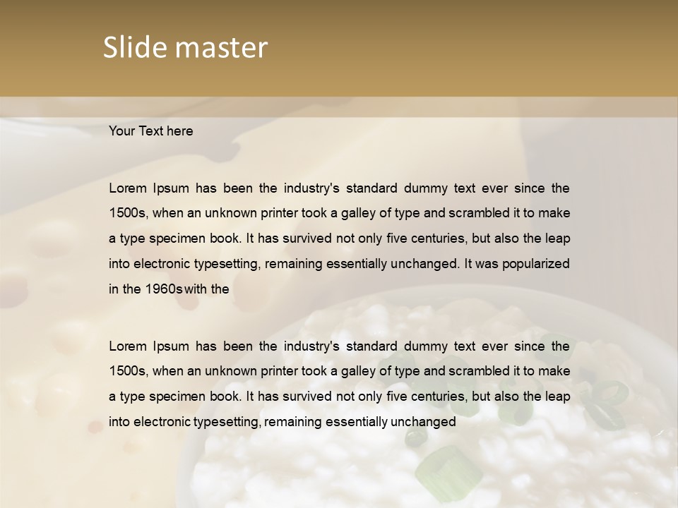 Yogurt Beauty Fresh PowerPoint Template