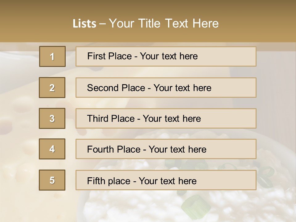 Yogurt Beauty Fresh PowerPoint Template