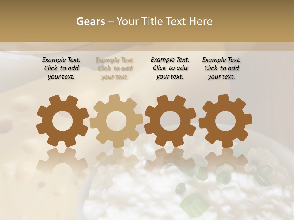 Yogurt Beauty Fresh PowerPoint Template