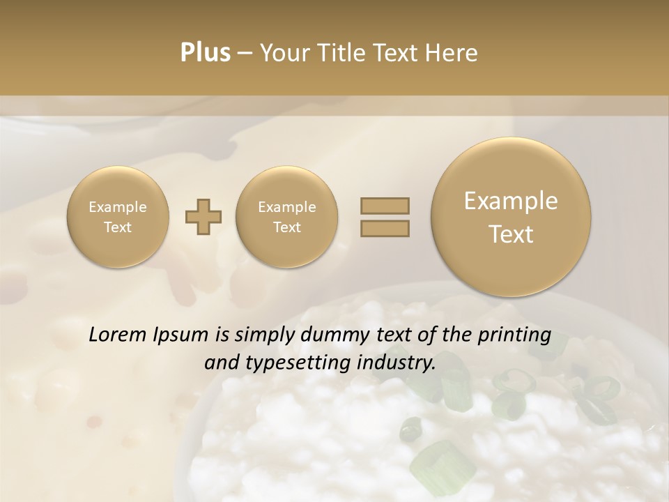 Yogurt Beauty Fresh PowerPoint Template