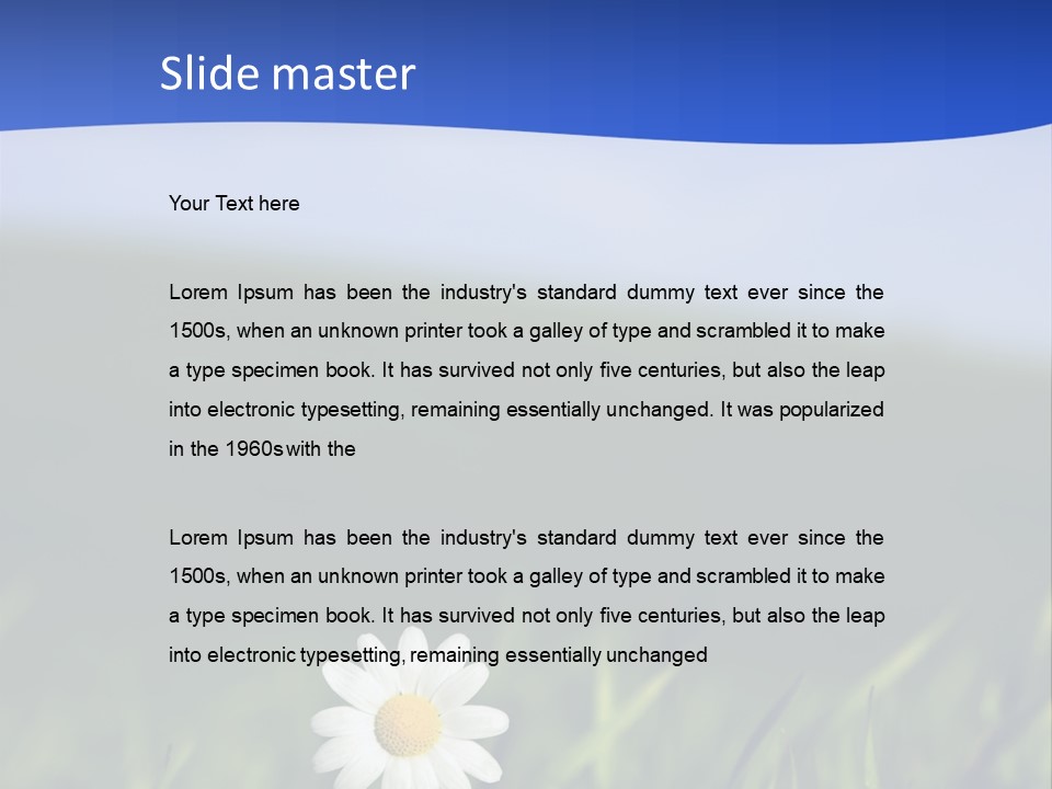 Flower Plant Bright PowerPoint Template