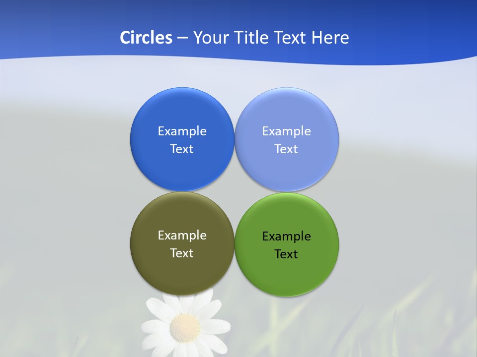 Flower Plant Bright PowerPoint Template