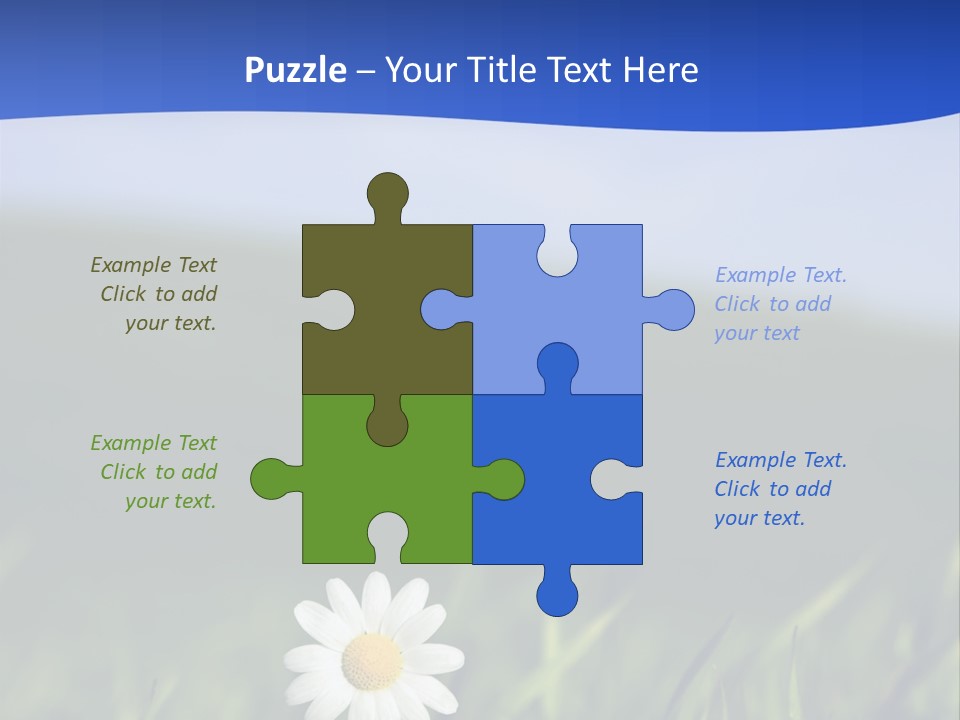 Flower Plant Bright PowerPoint Template