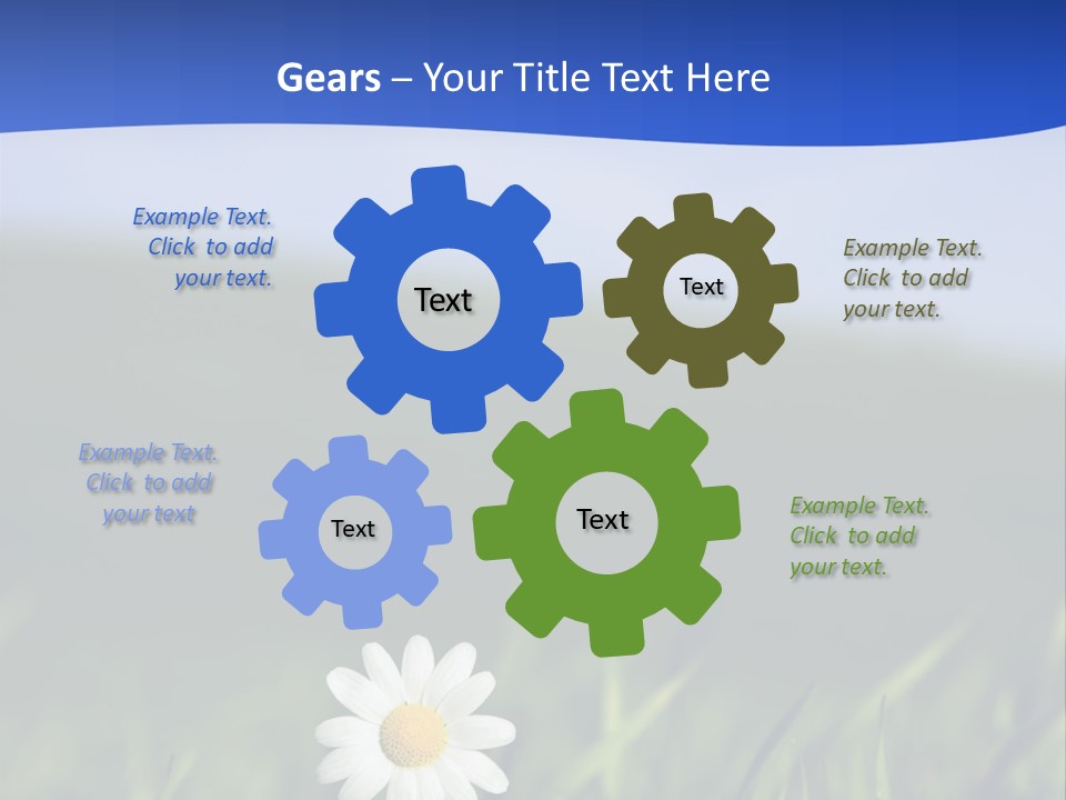 Flower Plant Bright PowerPoint Template