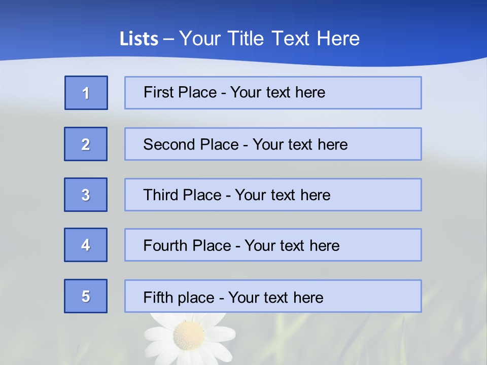 Flower Plant Bright PowerPoint Template