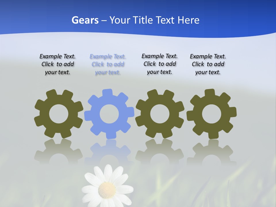 Flower Plant Bright PowerPoint Template