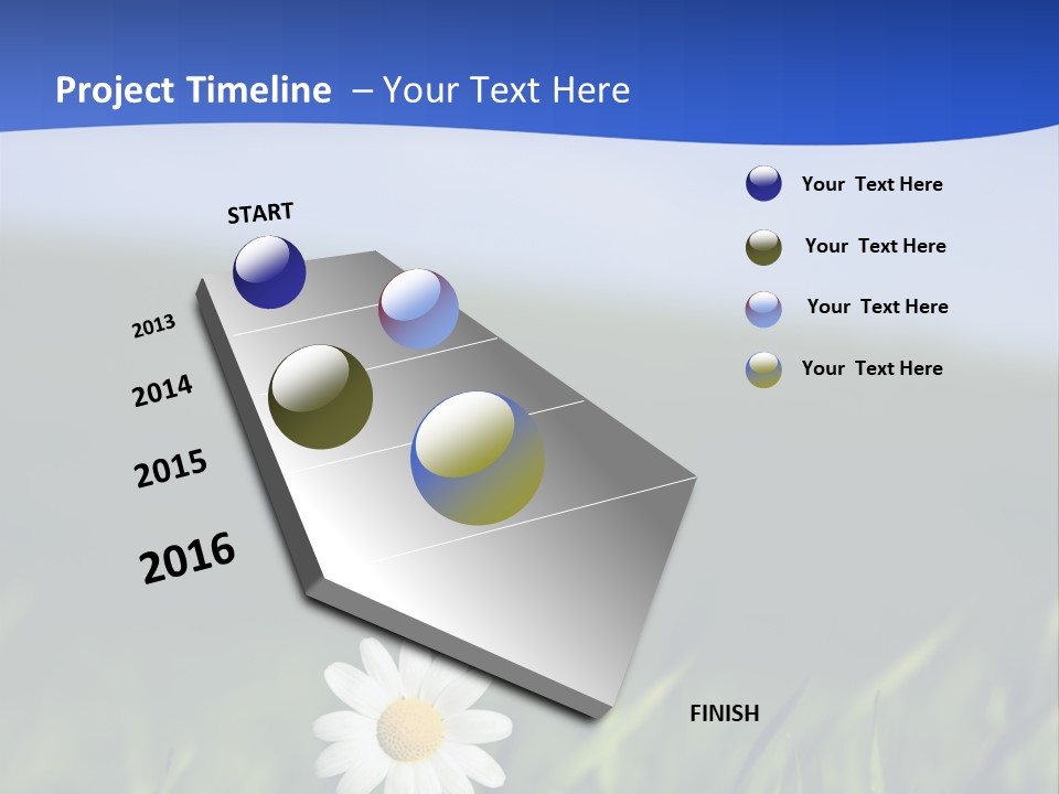 Flower Plant Bright PowerPoint Template
