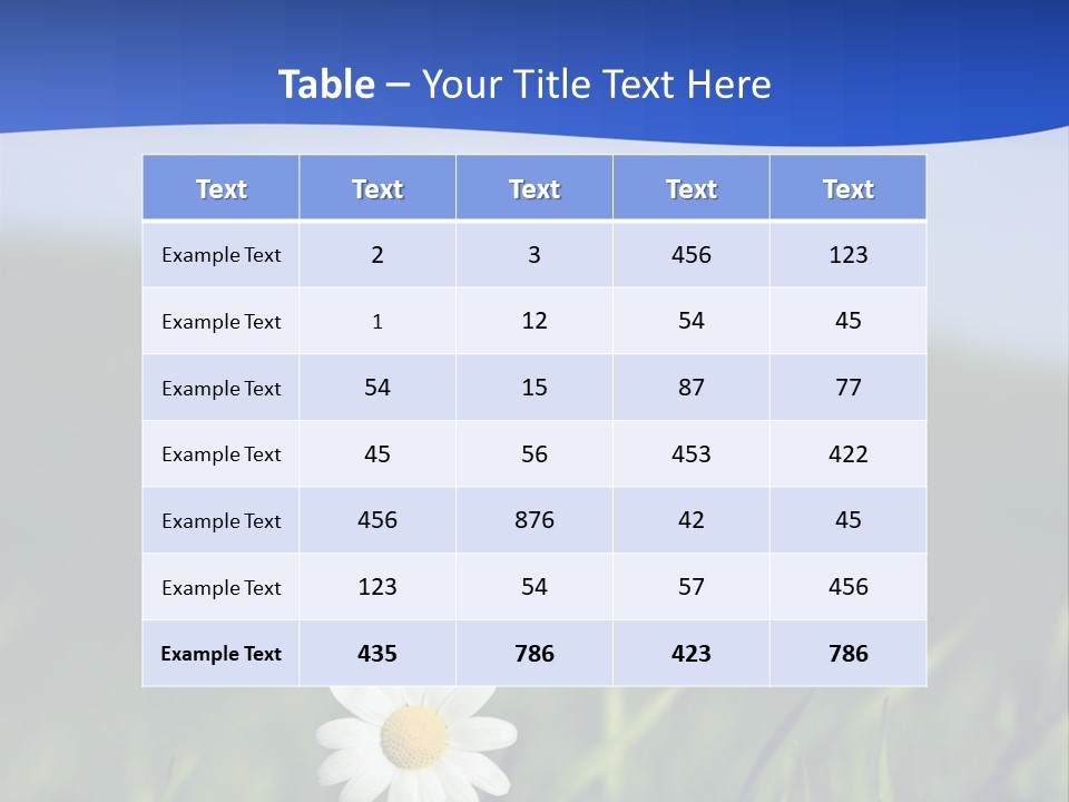 Flower Plant Bright PowerPoint Template