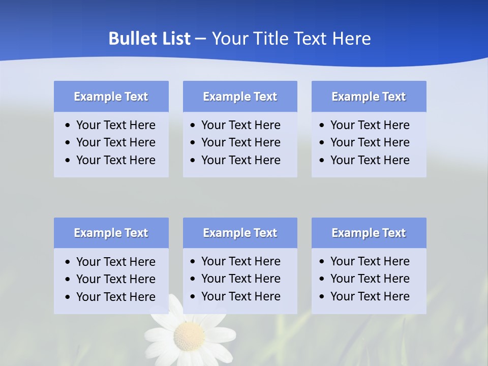 Flower Plant Bright PowerPoint Template