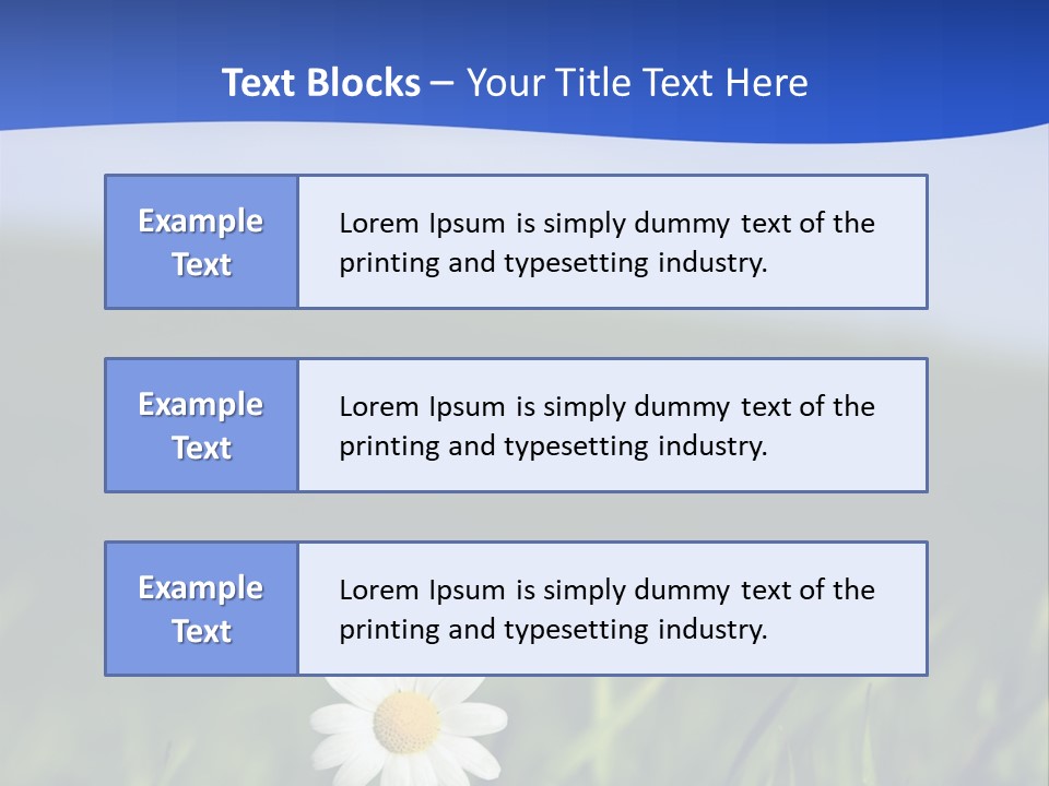 Flower Plant Bright PowerPoint Template