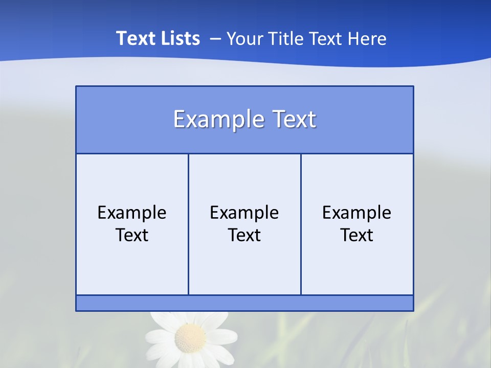 Flower Plant Bright PowerPoint Template