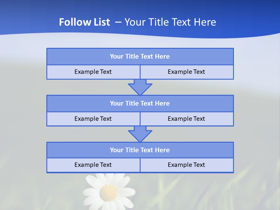 Flower Plant Bright PowerPoint Template