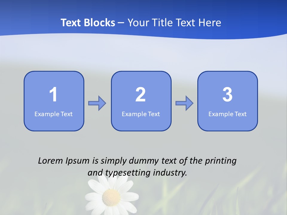 Flower Plant Bright PowerPoint Template