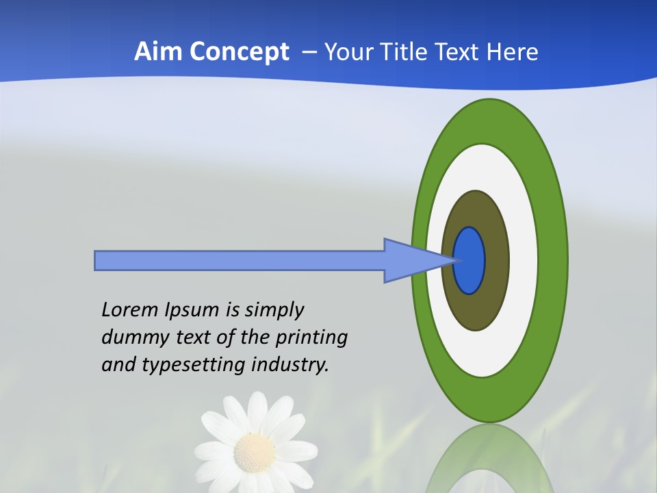 Flower Plant Bright PowerPoint Template