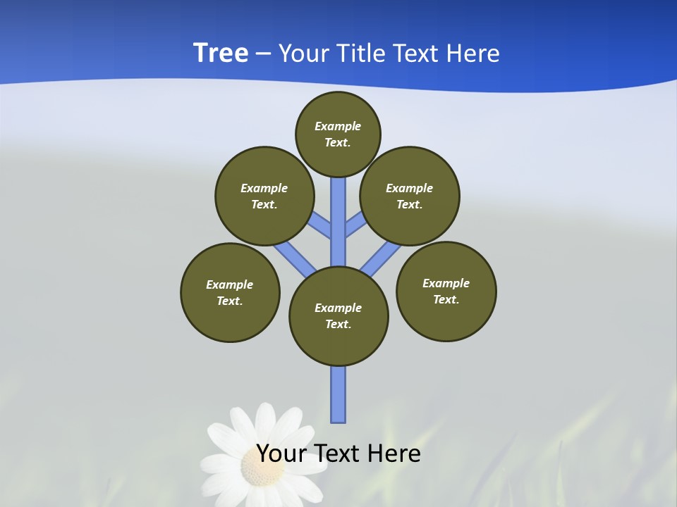 Flower Plant Bright PowerPoint Template