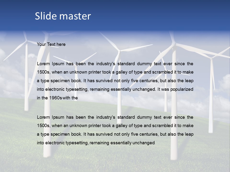 Production Renewable Climate PowerPoint Template