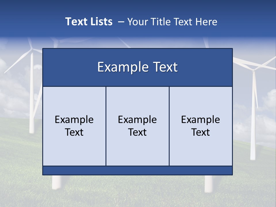 Production Renewable Climate PowerPoint Template