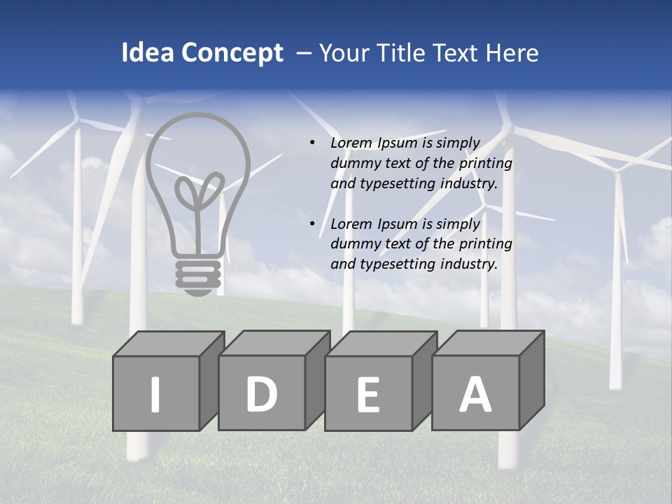 Production Renewable Climate PowerPoint Template