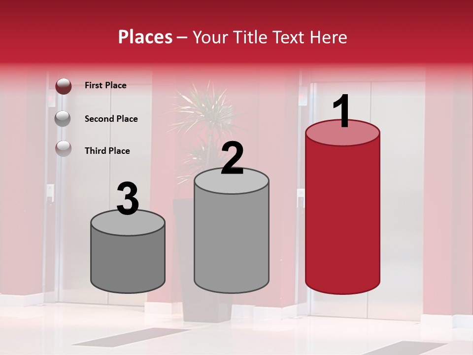 Two Sheet Door PowerPoint Template