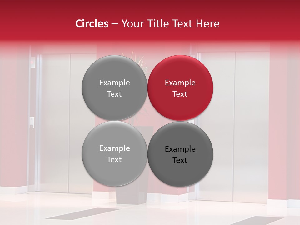 Two Sheet Door PowerPoint Template