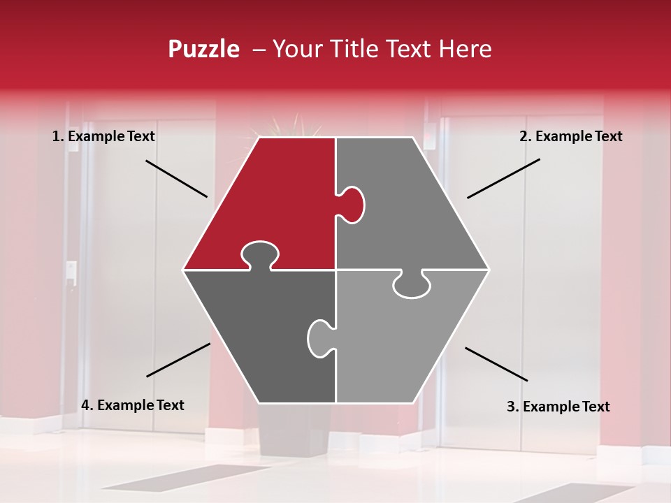 Two Sheet Door PowerPoint Template
